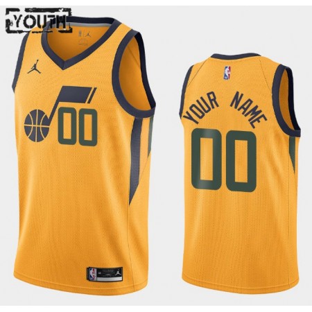 Kinder NBA Utah Jazz Trikot Benutzerdefinierte Jordan Brand 2020-2021 Statement Edition Swingman